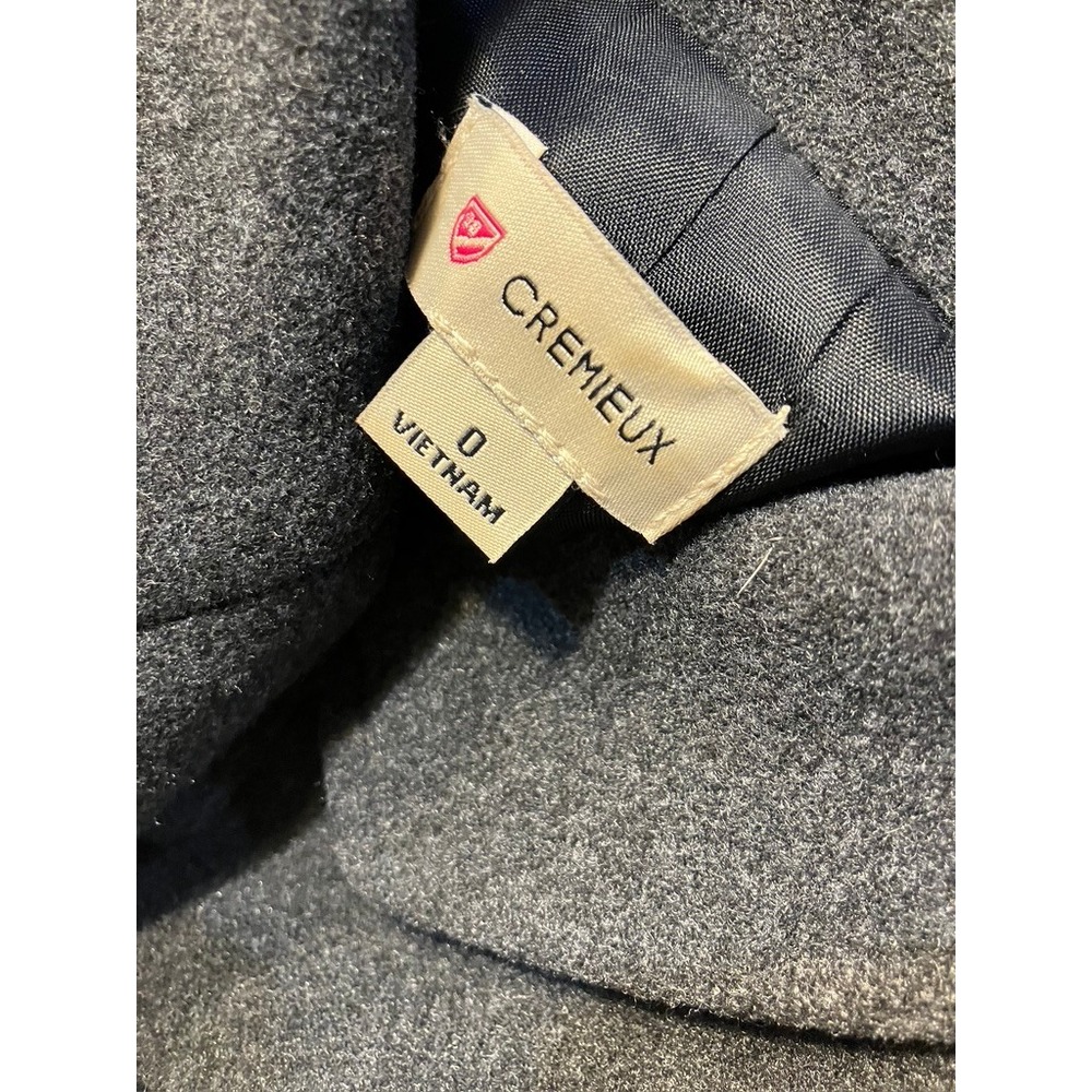 Cremieux Gray Wool Blend Blazer Jacket Women's 0 Business Career Tailored Fitted - Picture 2 of 11